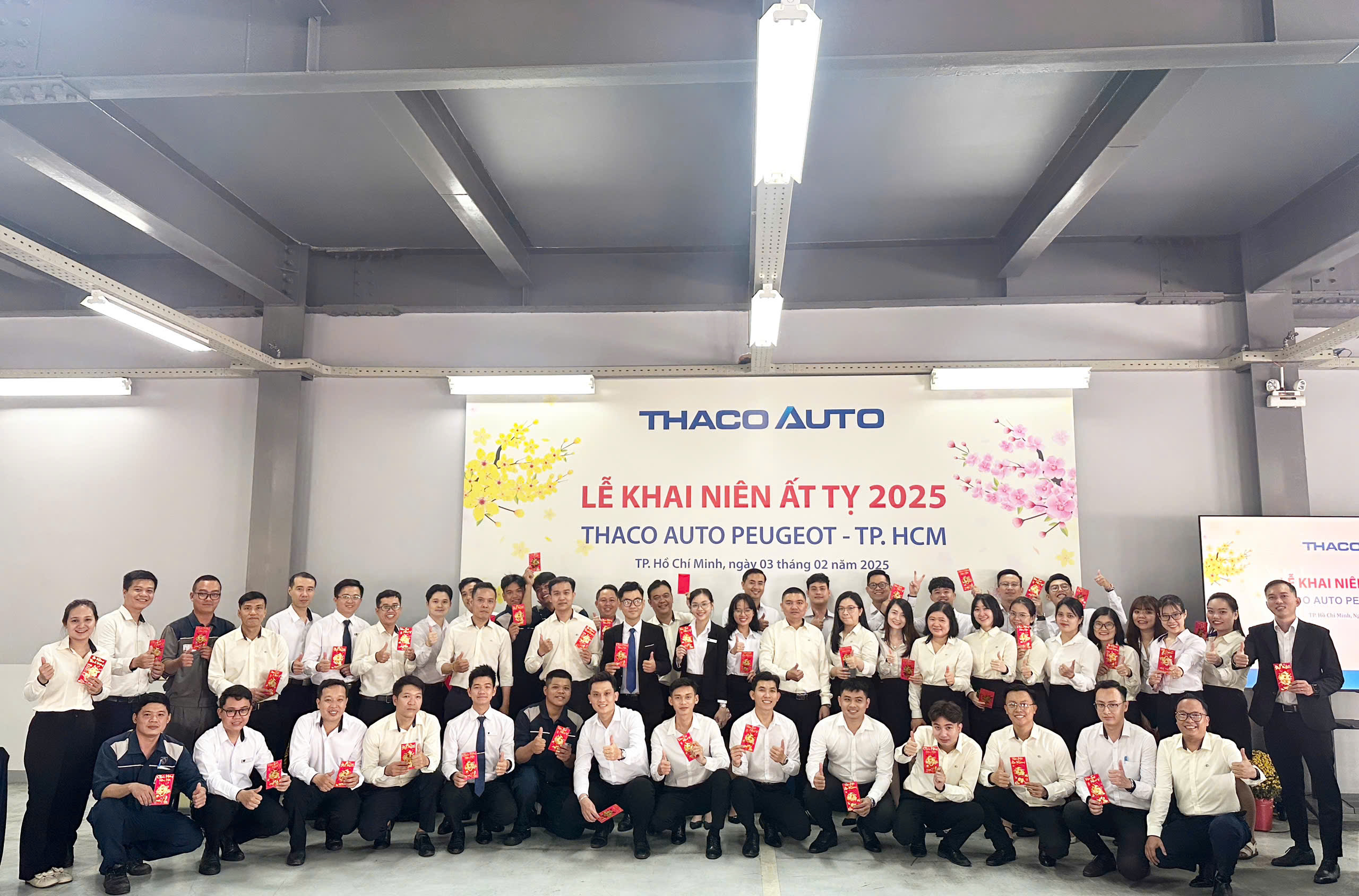 THACO AUTO Peugeot - TP.HCM tổ chức chương trình Lễ Khai niên Ất Tỵ 2025