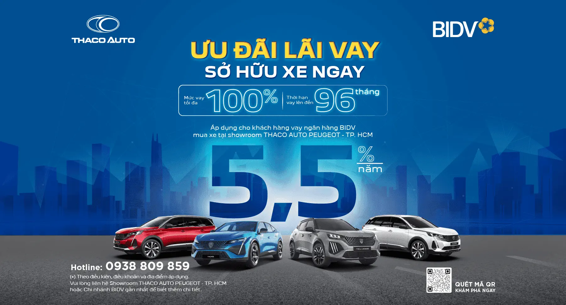 THACO AUTO hợp tác BIDV triển khai gói vay mua xe ưu đãi đến 100% giá trị xe, lãi suất chỉ từ 5,5%/năm
